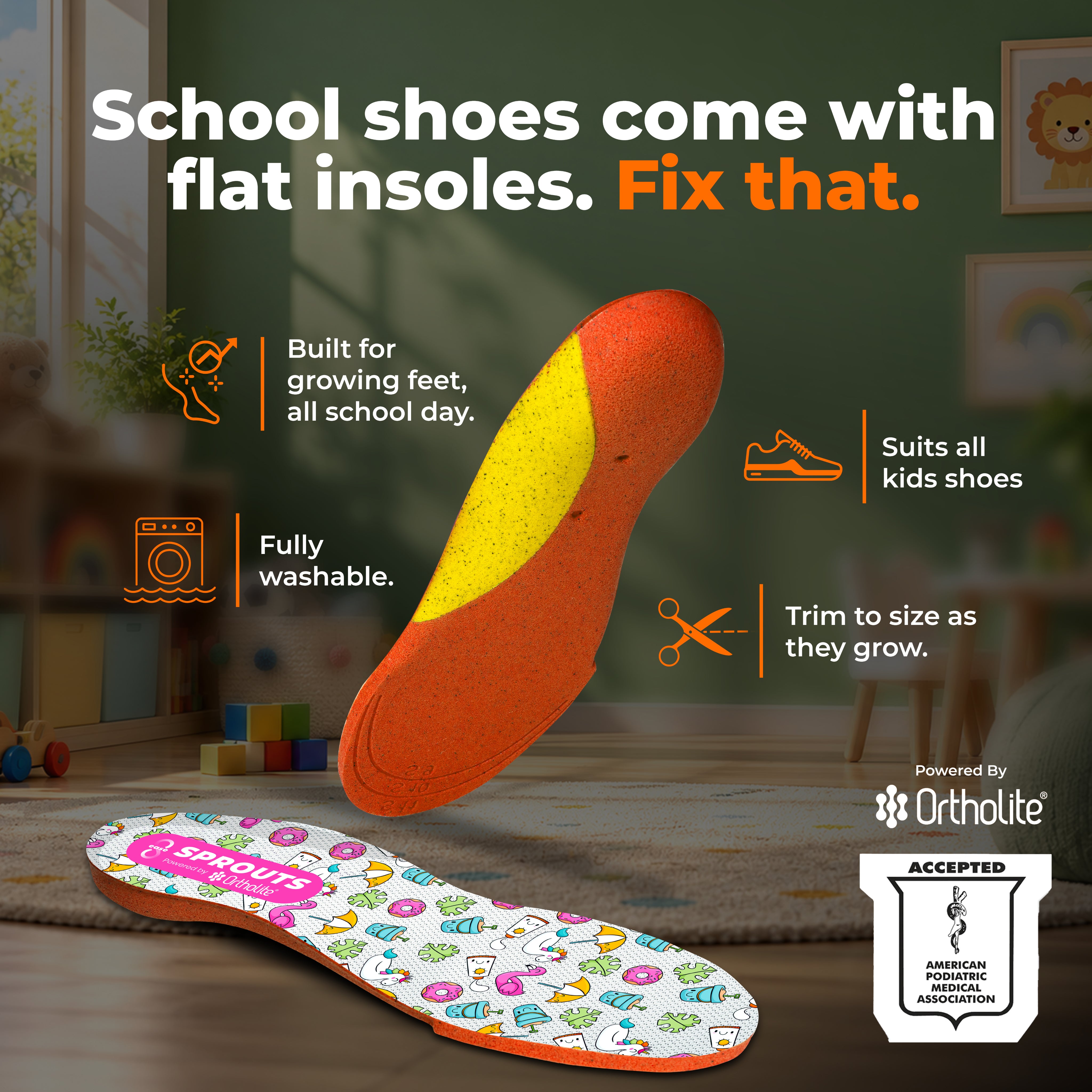 Sprouts Kids' Comfort Insoles