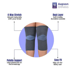 Knee Cap 4 Way Stretch