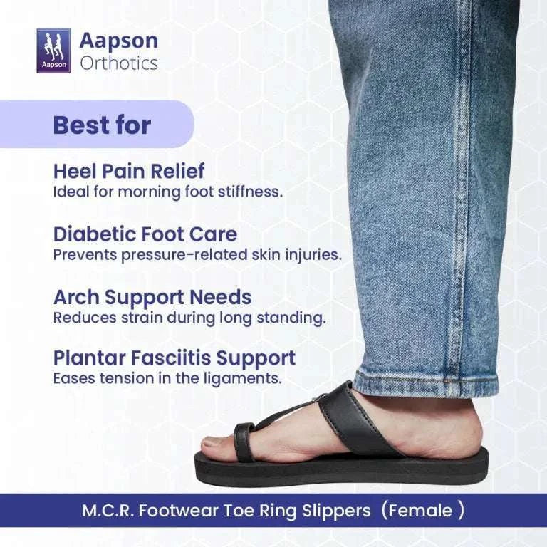 M.C.R. Footwear Toe Ring Slippers (Male / Female)
