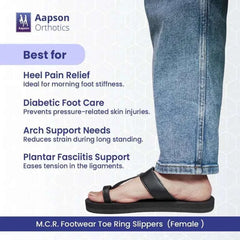 M.C.R. Footwear Toe Ring Slippers (Male / Female)