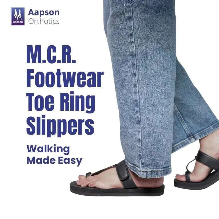 M.C.R. Footwear Toe Ring Slippers (Male / Female) Diabetic Shoe - An Ortho Shoes Company