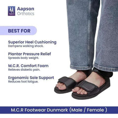 M.C.R Footwear Dunmark Sandal Diabetic Shoe - An Ortho Shoes Company