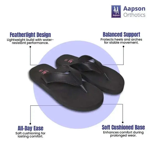 Micro Cellular Rubber Footwear Hawai Slippers (Male & Female) Diabetic Shoe - An Ortho Shoes Company