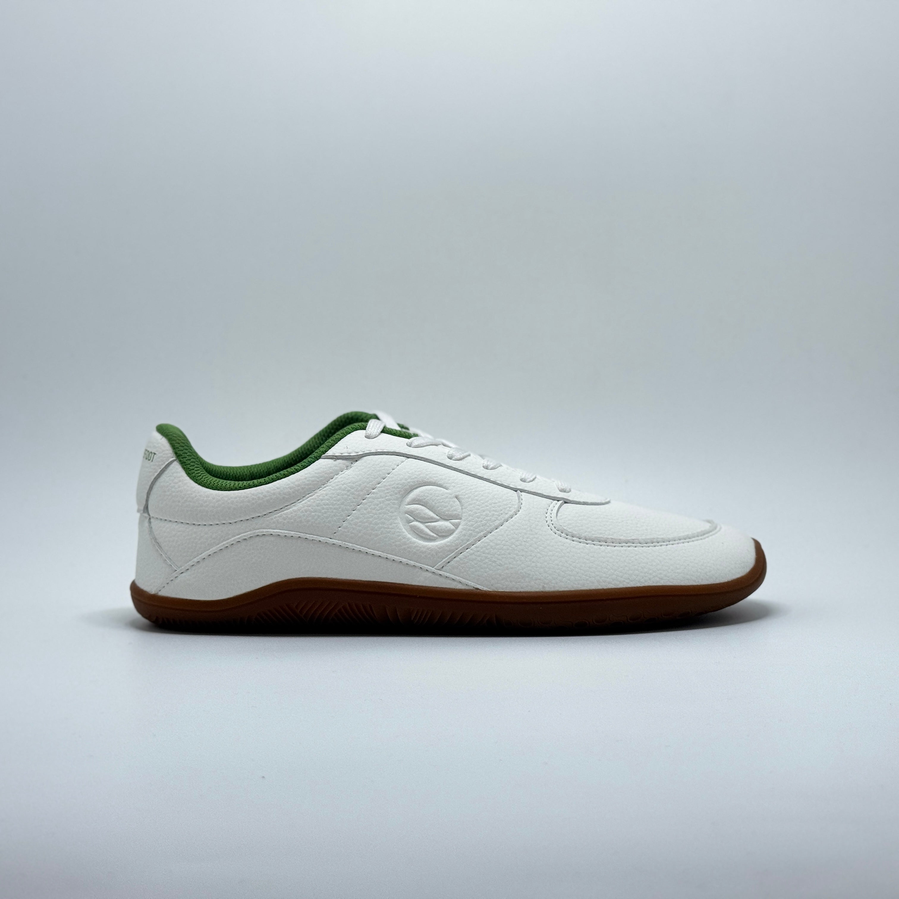 White Kairos Zen Barefoot Sneakers (front view)