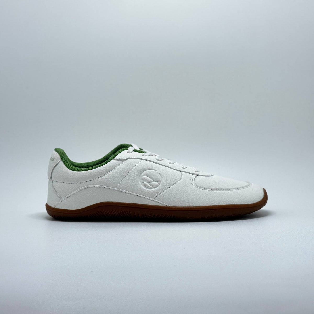 White Kairos Zen Barefoot Sneakers (front view)