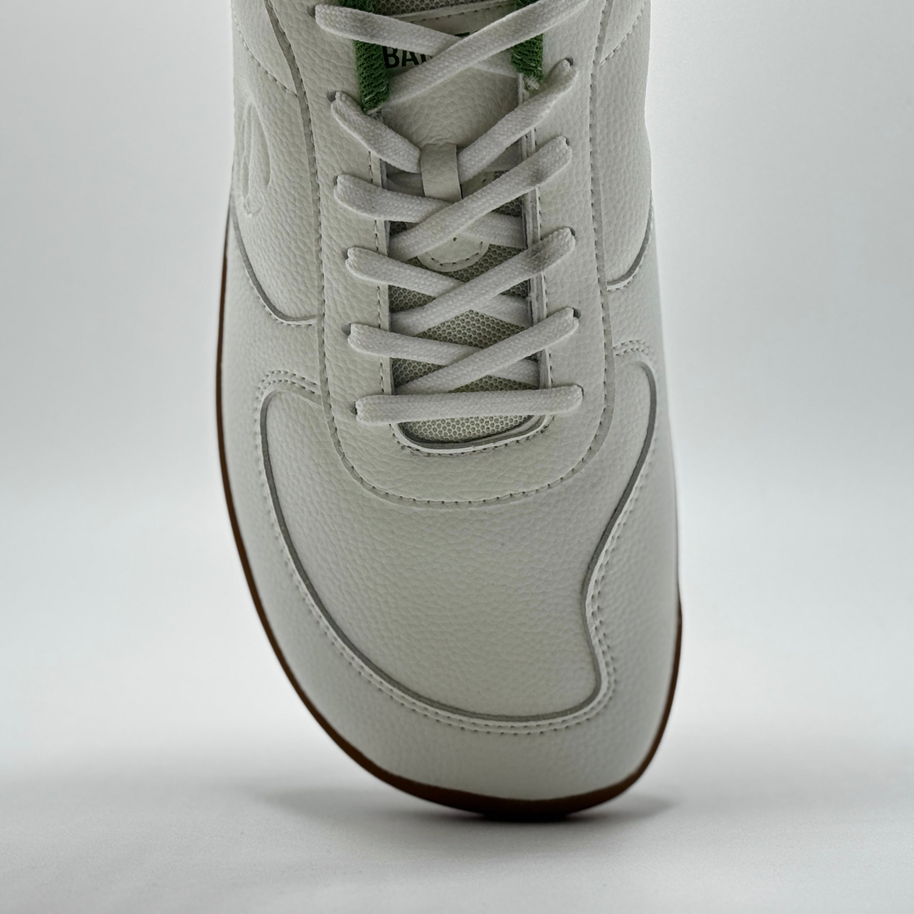 WhiteKairos Zen Barefoot Sneakers (wide toe box view)