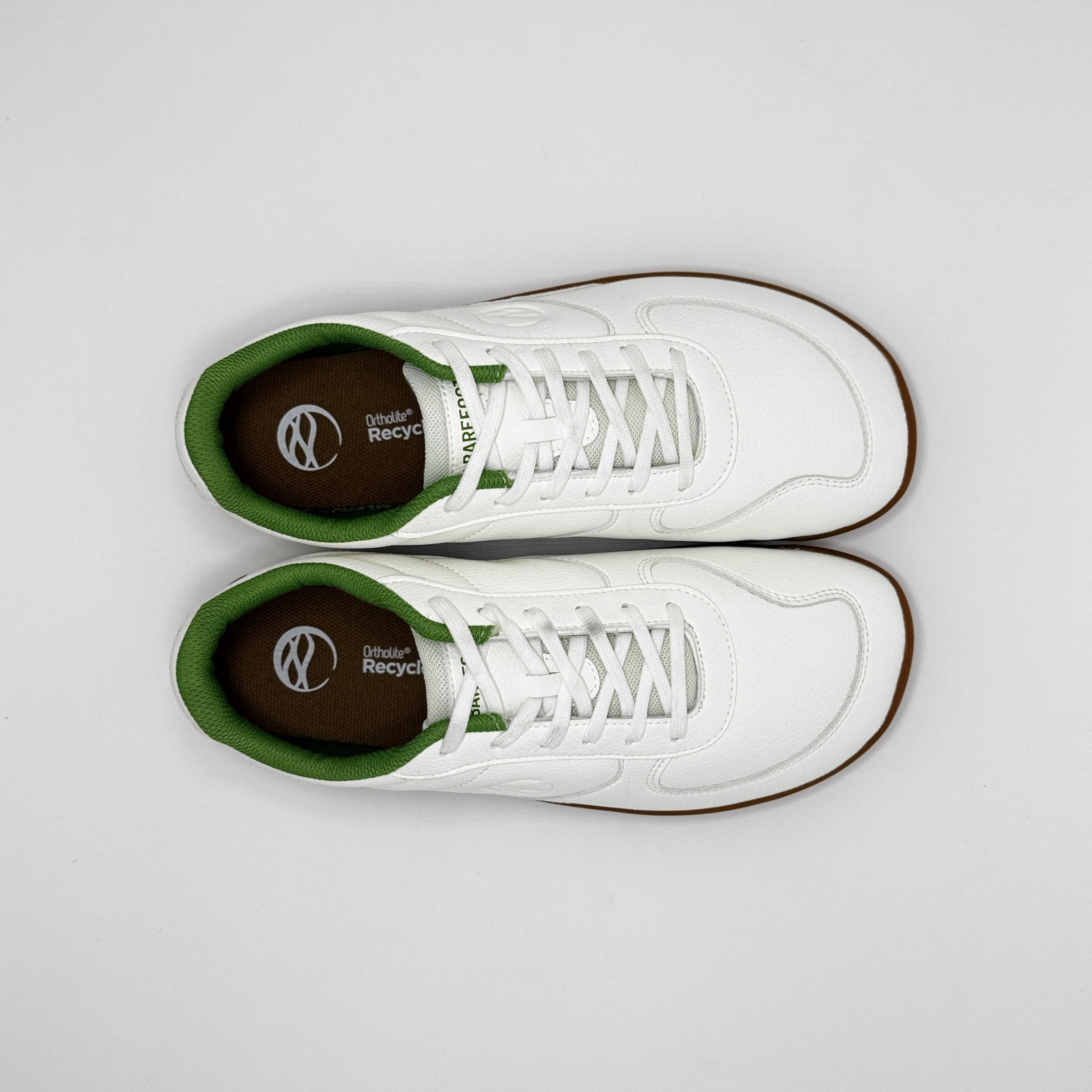 WhiteKairos Zen Barefoot Sneakers (top view)