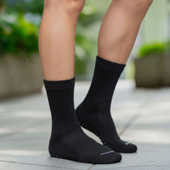 Soft Cushioned Everyday Socks – Grey & Black (Pack of 2) Diabetic Shoe - An Ortho Shoes Company