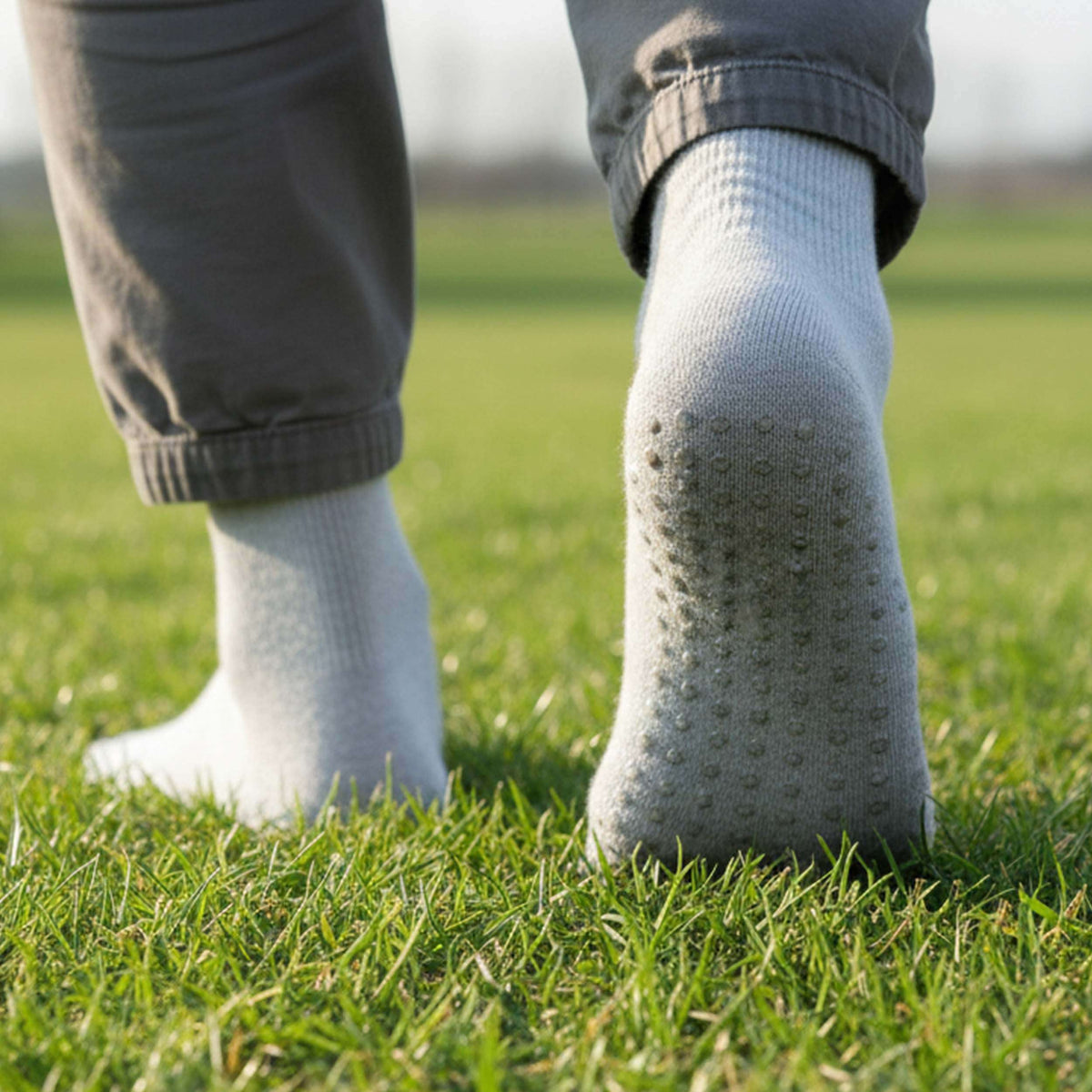 Soft Cushioned Everyday Socks – Grey & Black (Pack of 2)