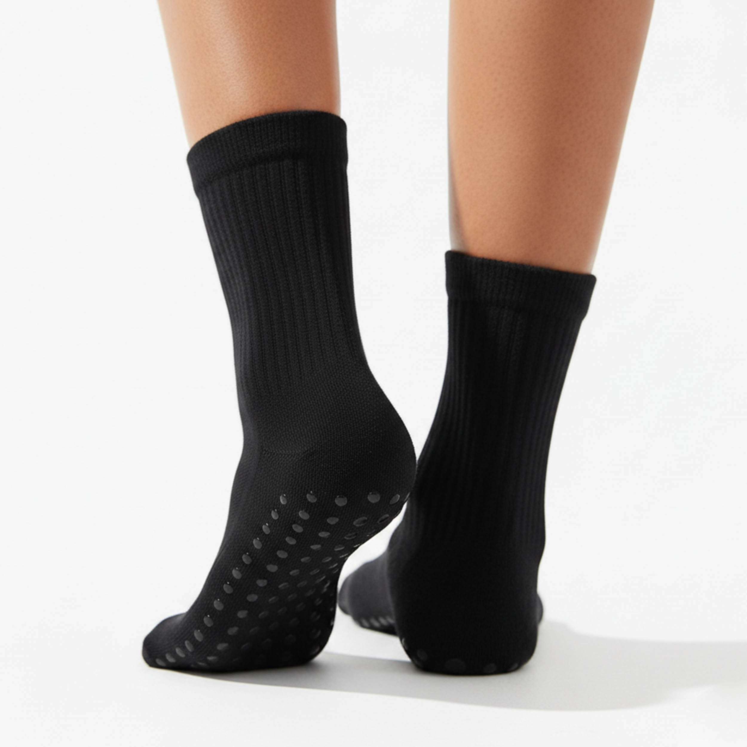 Soft Cushioned Everyday Socks – Grey & Black (Pack of 2)