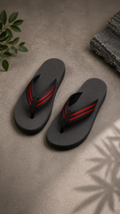 Newar Men's Orthopedic Black Footwear for Comfort
