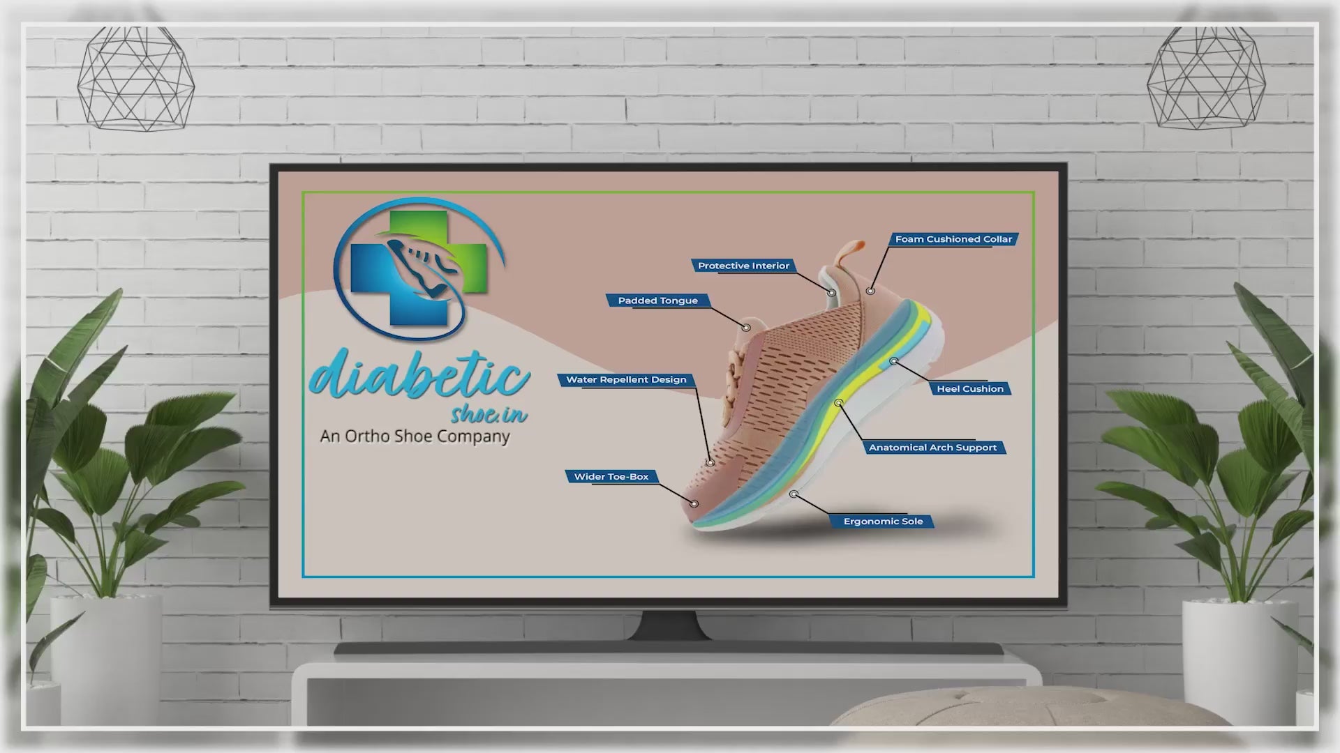 Diabetic & Orthopedic Shoe Feature