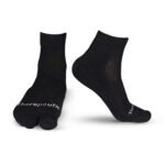Diabetic Socks, Helps In Diabetic Neuropathy, Reduction Of Gangrene Chances, Increase Blood Circulation -- Black, Separate Toe (Free Size)