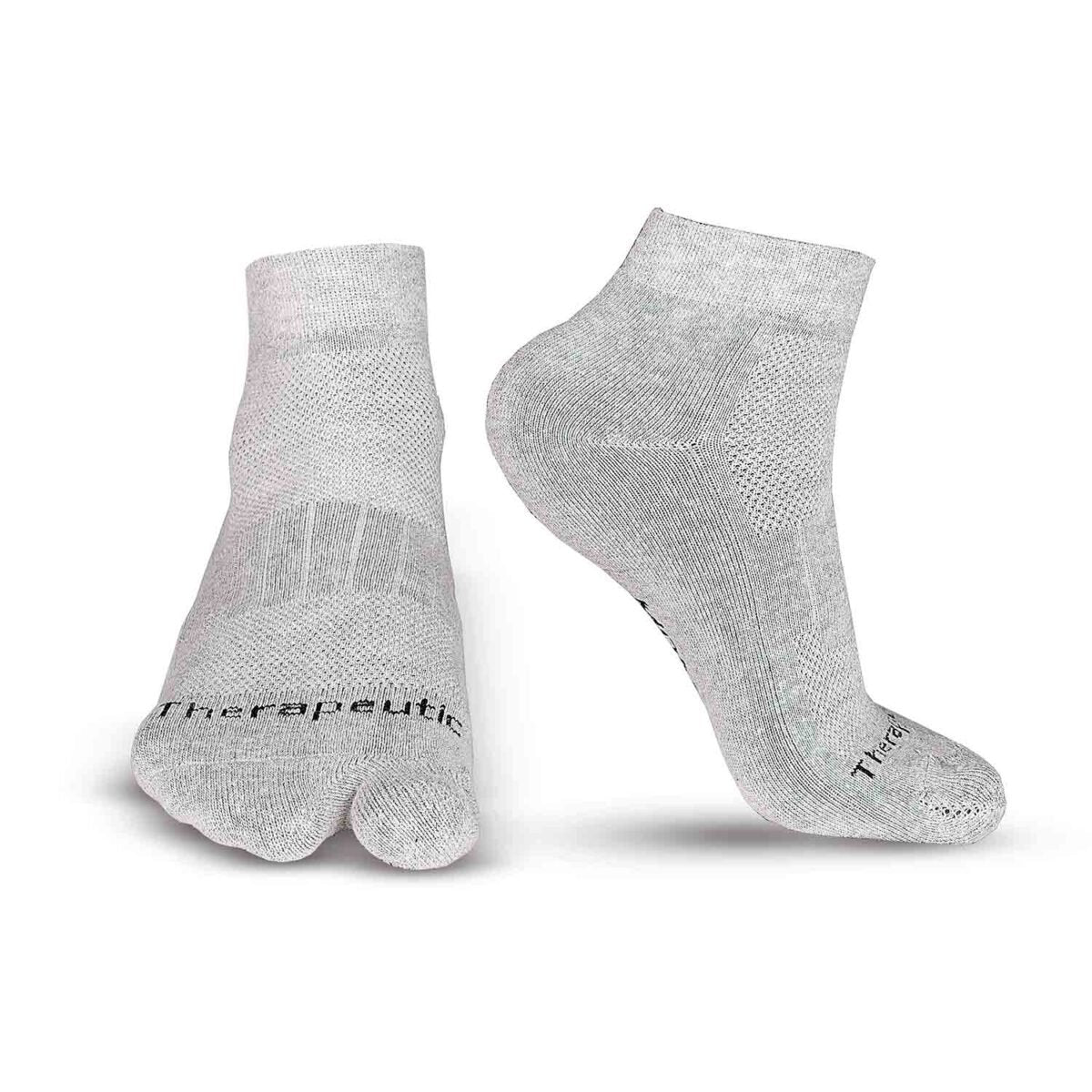 montac diabetic toe separator socks grey